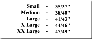 T Shirt Size Chart